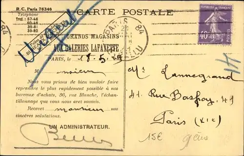 Ak Paris IX, Rue Halévy