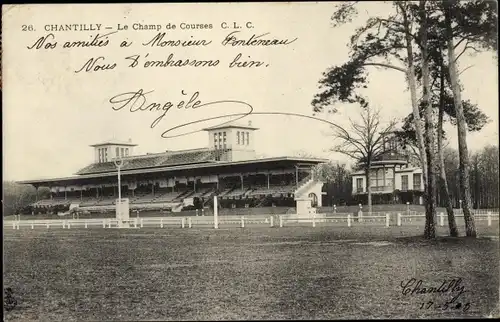 Ak Chantilly Oise, Le Champ de Courses