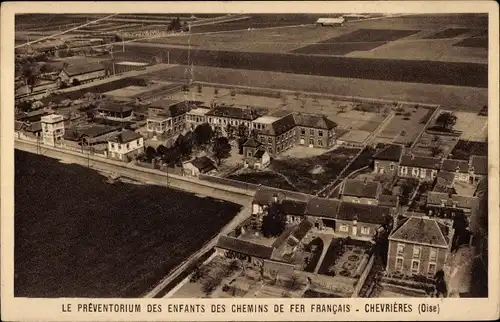Ak Chevrières Oise, das Präventorium für Kinder der französischen Eisenbahnen