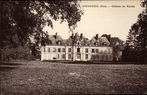 Ak Chevrières Oise, Chateau du Marais