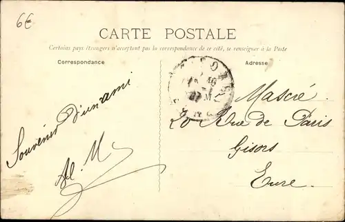 Ak Cauvigny Oise, Panorama