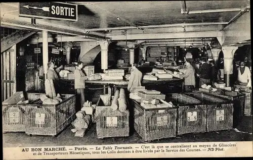 Ak Pariser Rathaus, Au Bon Marché, La Table Rotante