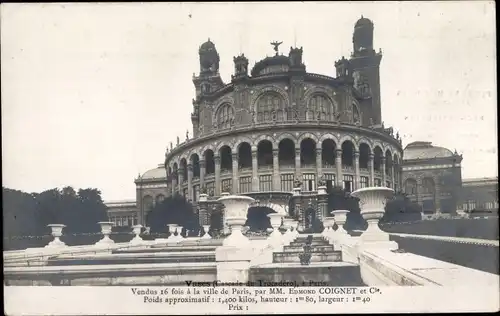 Ak Paris XVIe Trocadéro, Palais du Trocadéro