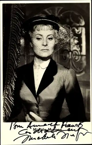 Ak Schauspielerin Michele Morgan, Das große Manöver, Portrait, Autogramm