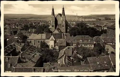 Ak Nordhausen am Harz, Blick auf den Dom