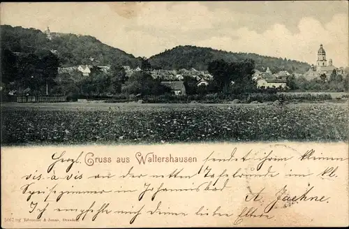 Ak Waltershausen in Thüringen, Ortsansicht