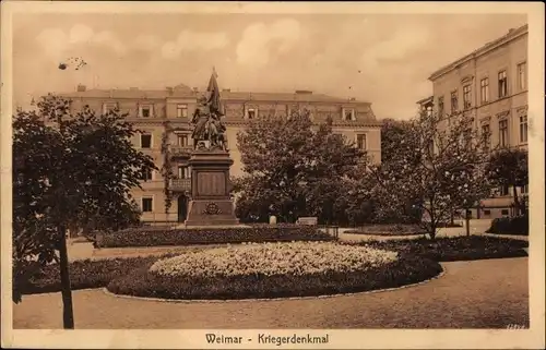 Ak Weimar in Thüringen, Kriegerdenkmal