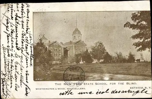 Ak Batavia New York USA, The New York State School for the Blind