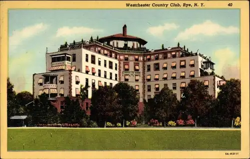 Ak Rye New York USA, Westchester Country Club