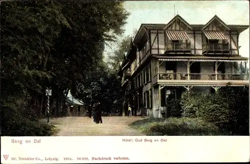 Ak Berg en Dal Gelderland Niederlande, Hotel Oud Berg en Dal