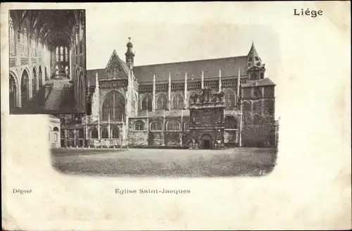 Ak Lüttich Lüttich Wallonien, Kirche Saint-Jacques