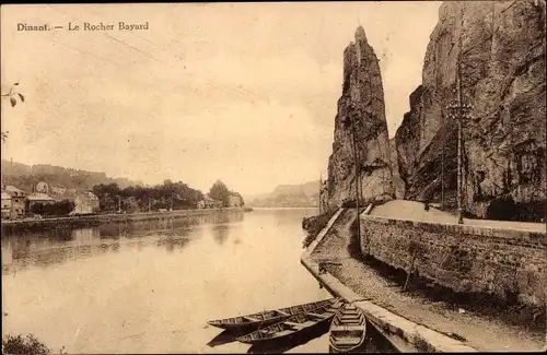 Ak Dinant Wallonien Namur, Le Rocher Bayard