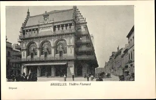 Ak Brüssel Brüssel, Theater Flamand