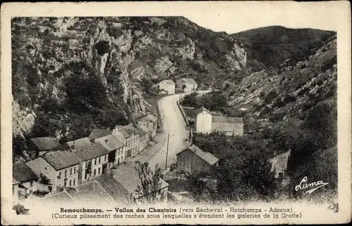 Ak Remouchamps Aywaille Wallonie Lüttich, Vallon des Chantoirs