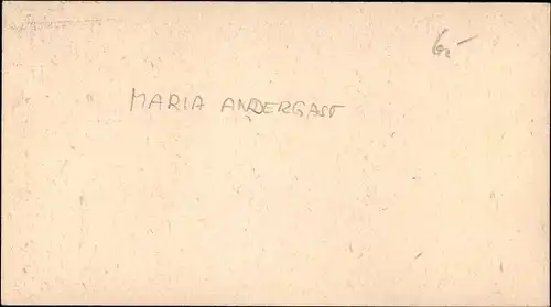 Ak Schauspielerin Maria Andergast, Portrait, Autogramm