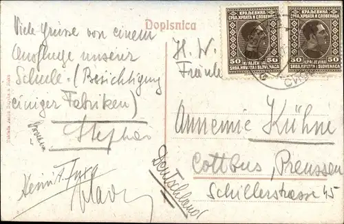 Ak Sisak Kroatien, Jelacicev trg