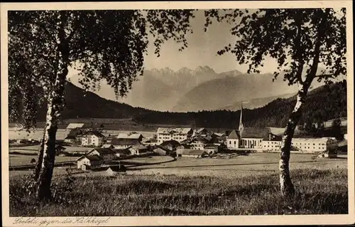 Ak Seefeld in Tirol, Panorama, Kalkkögel