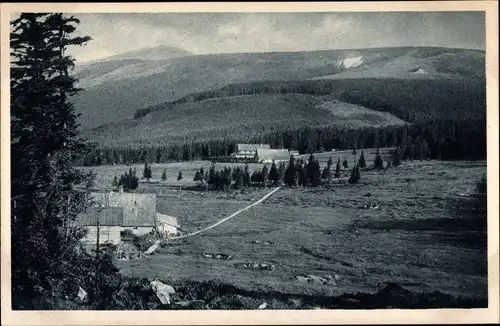 Ak Karpacz Krummhübel Riesengebirge Schlesien, Schlingelbaude, Hampelbaude, Hasenbaude, Koppe