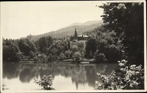 Foto Ak Bled Veldes Slowenien, Teilansicht