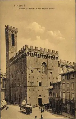 Ak Firenze Florenz Toscana, Palazzo del Podesta