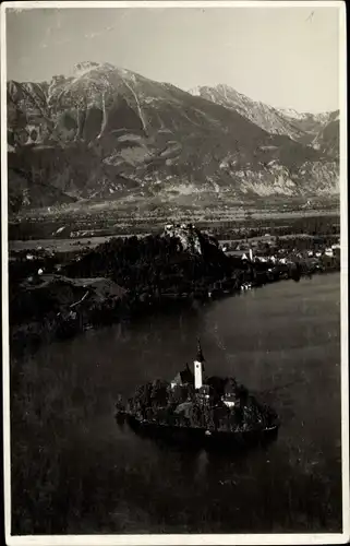 Ak Bled Veldes Slowenien, Gesamtansicht