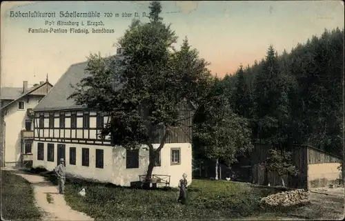 Ak Altenberg im Erzgebirge, Schellermühle