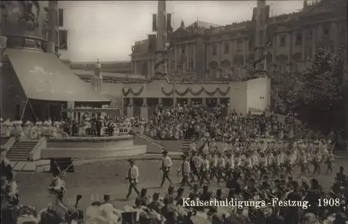 Ak Wien, Kaiser-Jubiläums-Huldigungs-Festzug, Fest, 1908