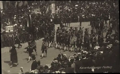 Ak Wien, Kaiser-Jubiläums-Huldigungs-Festzug, Fest, 1908