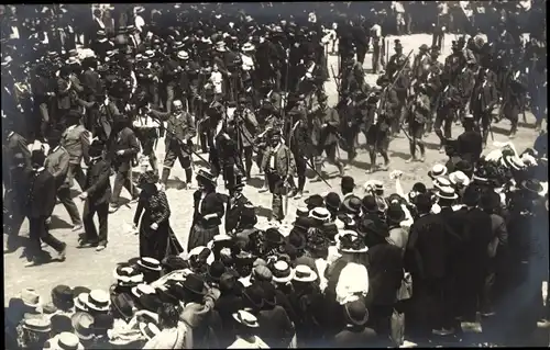 Ak Wien, Kaiser-Jubiläums-Huldigungs-Festzug, Fest, 1908, Nationalitätengruppe