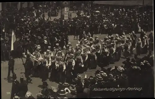 Ak Wien, Kaiser-Jubiläums-Huldigungs-Festzug, Fest, 1908