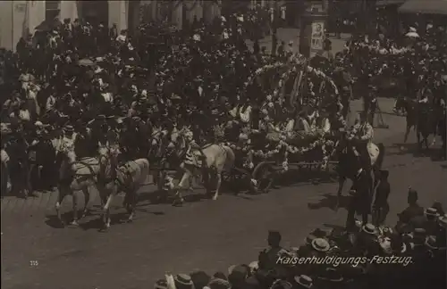 Ak Wien, Kaiser-Jubiläums-Huldigungs-Festzug, Fest