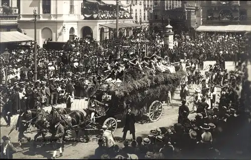 Ak Wien, Kaiser-Jubiläums-Huldigungs-Festzug, Fest, 1908