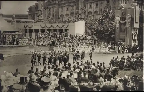 Ak Wien, Kaiser-Jubiläums-Huldigungs-Festzug, Fest, 1908