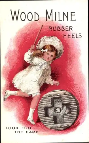 Ak Wood Milne Rubber Heels, Reklame
