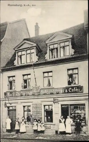 Ak Ronneburg in Thüringen, Hofconditorei und Cafe