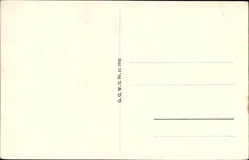 Künstler Ak Soldat nimmt Abschied von Frau und Kind