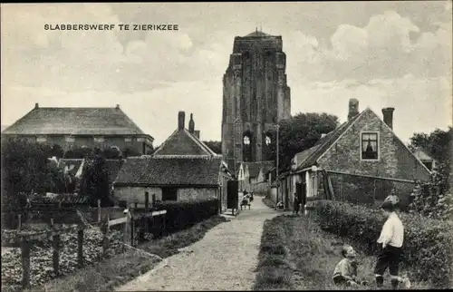 Ak Zierikzee Zeeland, Slabberswerf