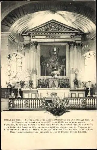 Ak Marly le Roi Yvelines, Kapelle, Altar