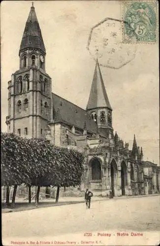 Ak Poissy-Yvelines, Kirche Notre-Dame