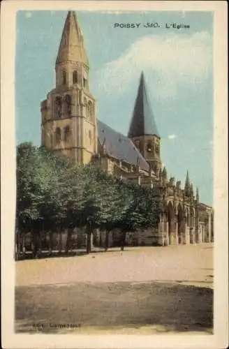 Ak Poissy-Yvelines, Kirche Notre-Dame