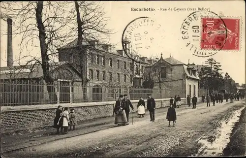 Ak Escarbotin Somme, Rue de Cayeux