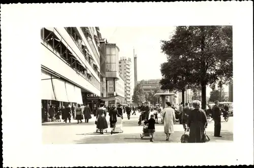 Ak Rotterdam Südholland Niederlande, Coolsingel Boulevard, Passanten