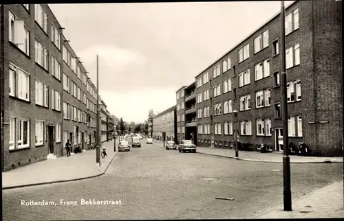 Ak Rotterdam Südholland Niederlande, Frans Bekkerstraat