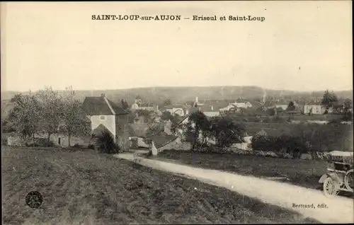 Ak Saint Loup sur Aujon Haute Marne, Eriseul, Panorama