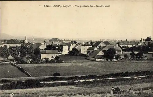 Ak Saint Loup sur Aujon Haute Marne, Gesamtansicht