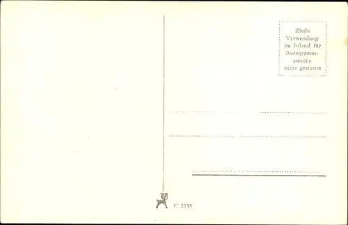 Ak Schauspielerin und Sängerin Margot Hielscher, Portrait, Autogramm