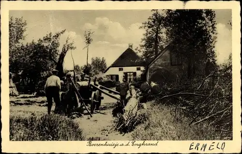 Ak Ermelo Gelderland, Boerenhuisje a. d. Enghrand