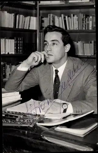 Ak Schauspieler Vittorio Gassmann, Portrait, Autogramm