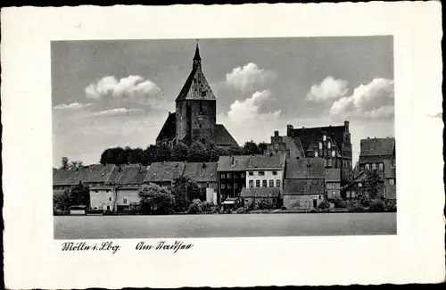 Ak Mölln im Herzogtum Lauenburg, Stadtsee, Kirche
