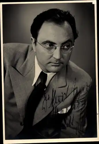 Foto Ak Schauspieler Kurt Mold, Portrait, Autogramm